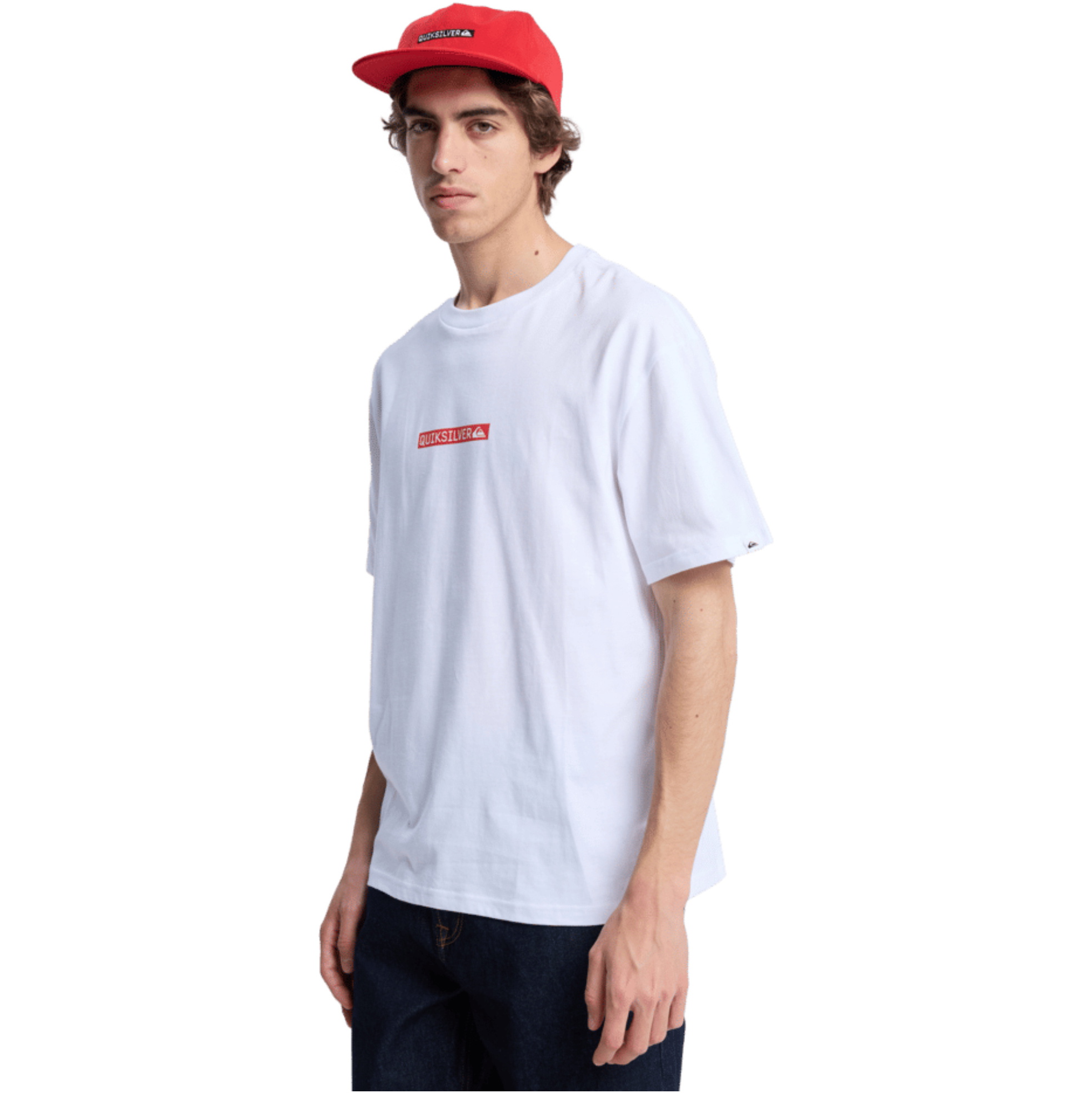 2026 Quiksilver Mens DNA Clicker Short Sleeve Tee EQYZT08207 - White
